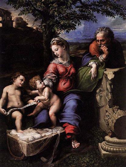 RAFFAELLO Sanzio Holy Family below the Oak China oil painting art